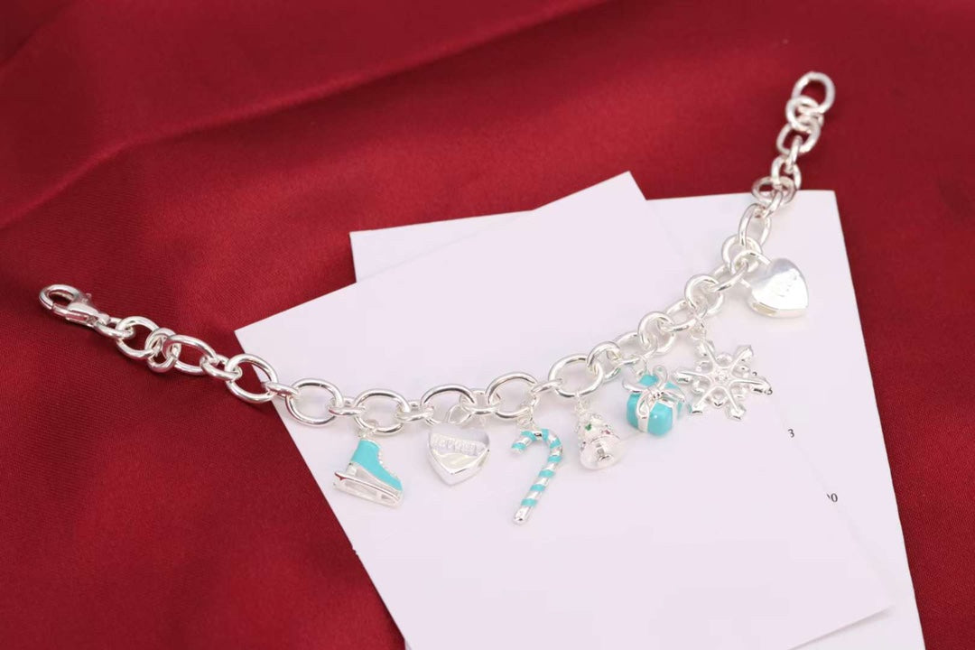 CHRISTMAS SILVER BRACELET