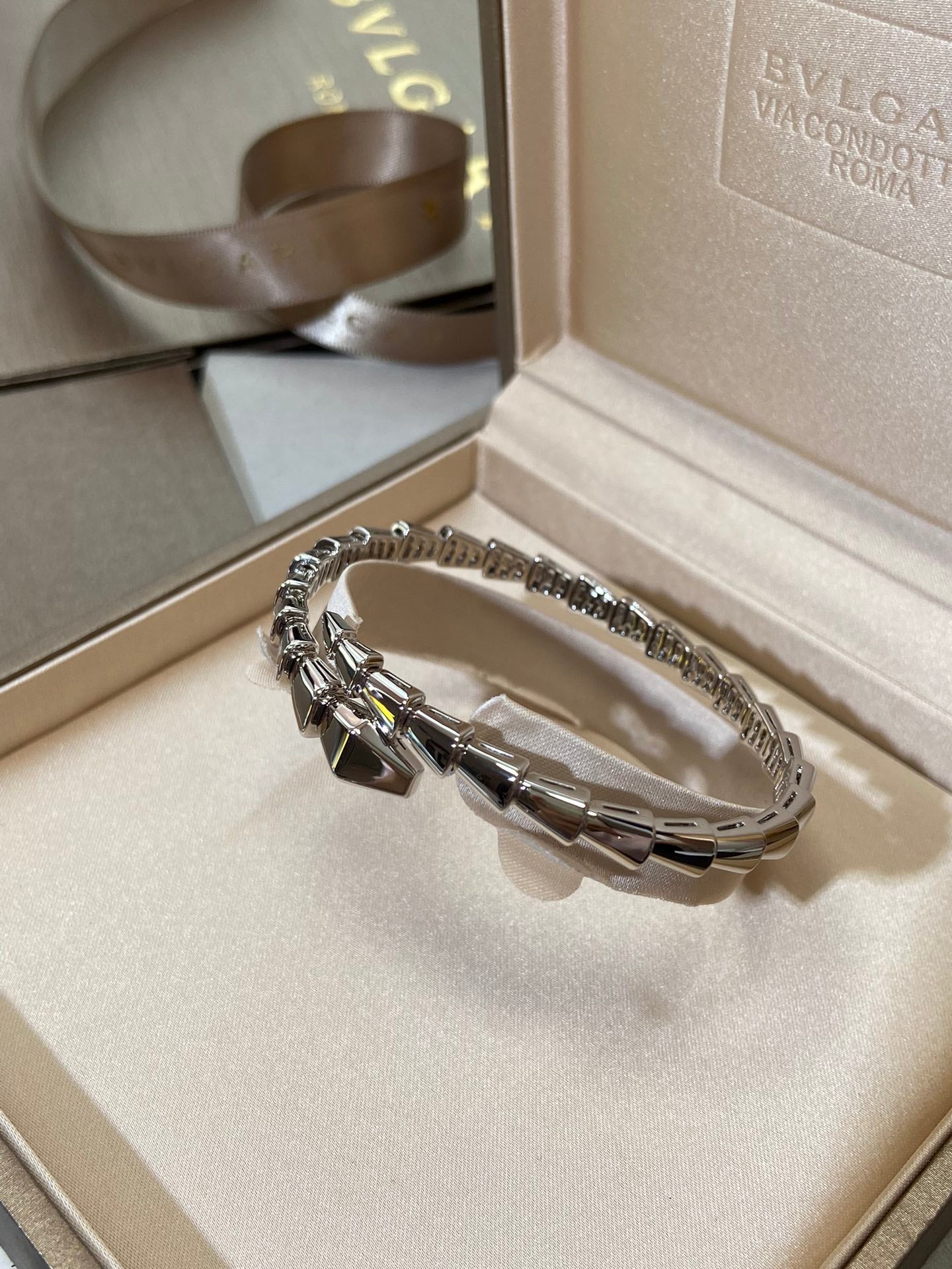 SERPENTI VIPER SILVER BRACELET