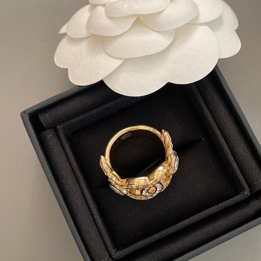 FRAGRANT WHEAT EAR GOLD RING