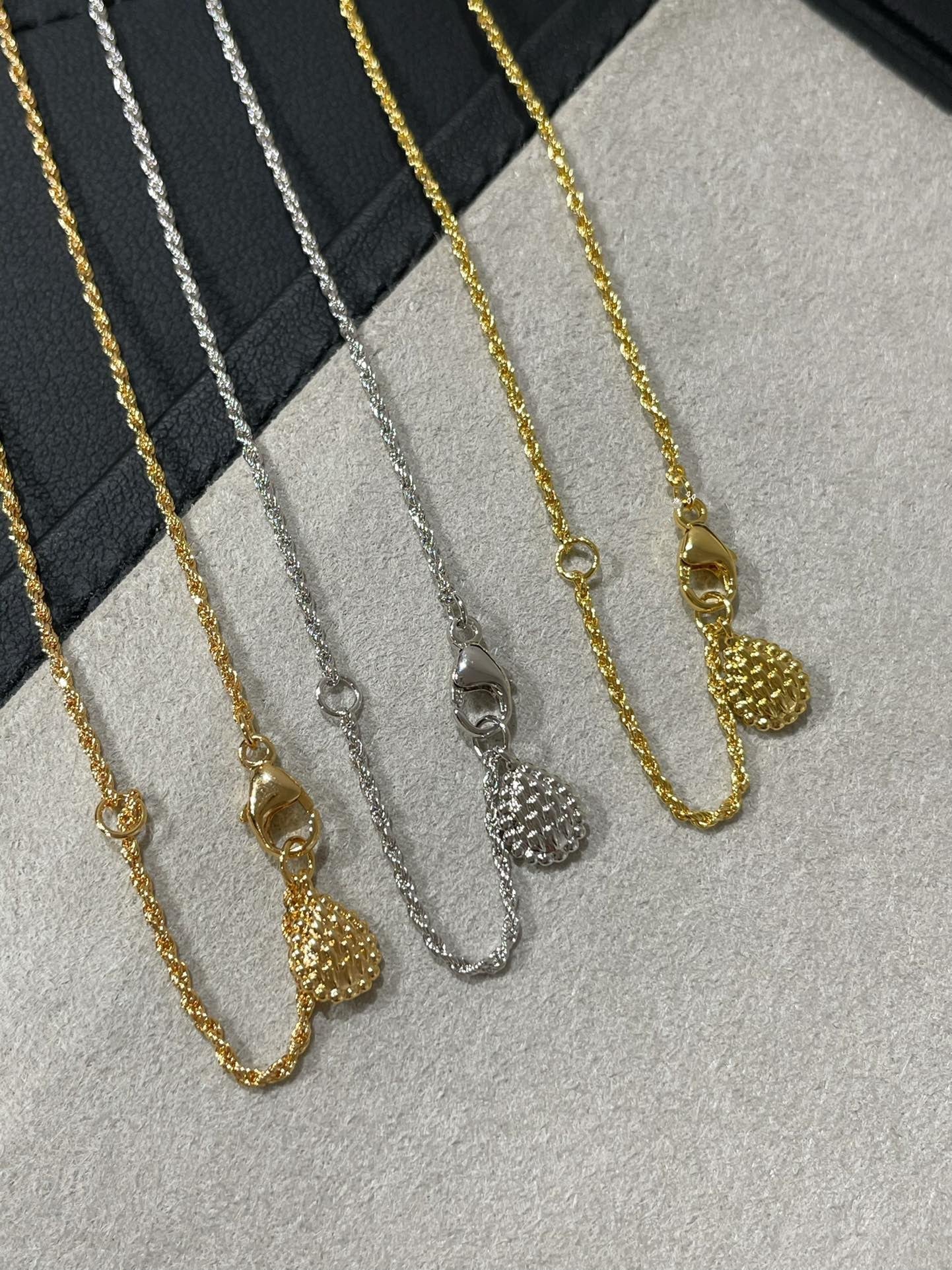 BOHEME DIAMOND 3 MOTIFS NECKLACE