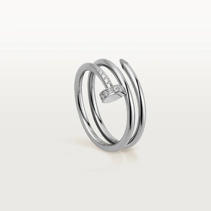 JUSTE RING 1.8MM SILVER DOUBLE ROW