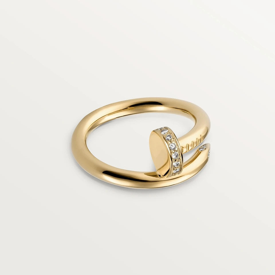 JUSTE RING 2.65MM GOLD DIAMOND